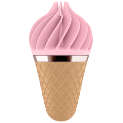 Satisfyer Sweet Treat Spinnator Brown & Pink - Vibrador giratorio divertido
