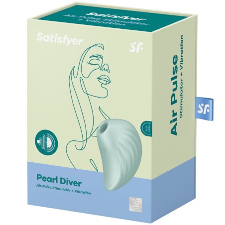 Satisfyer Air Pulse pearl diver estimulador y vibrador
