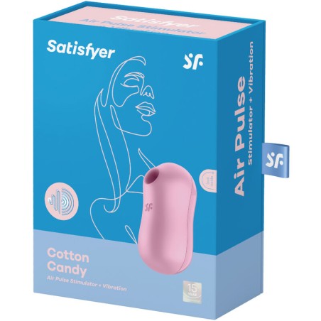 Satisfyer Air Pulse cotton candy estimulador y vibrador