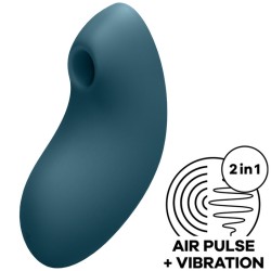 Satisfyer Vulva Lover 2 Air Pulse & Vibrador Blanco - Diseño suave y eficaz