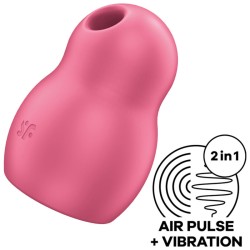 Satisfyer Pro To Go 1 Double Air‑Pulse Vibrator Blue - Estimulador de viaje