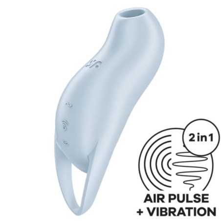 Satisfyer Pocket Pro 1 - Estimulador clítoris granate | Profesional y discreto