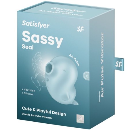 Satisfyer Air Pulse sassy seal estimulador y vibrador