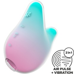 Satisfyer Mermaid Vibes - Vibrador Air‑Pulse violeta & rosa | Estilo y tecnología