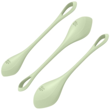 Satisfyer Yoni Power 2 - Set de Bolas de Entrenamiento Azul