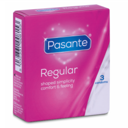 Pasante Regular Range - Preservativos estándar (3 uds) | Protección fiable y cómoda