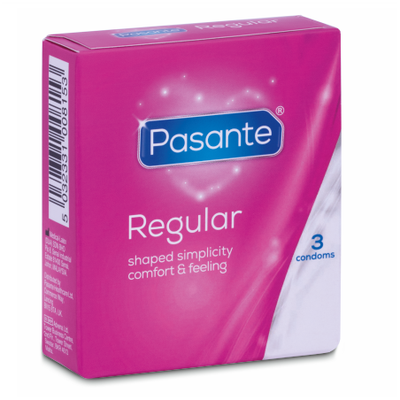 Pasante Regular Range - Preservativos estándar (3 uds) | Protección fiable y cómoda