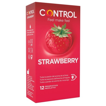 Preservativos Control Fresa 12 Uds - Sabor y Diversión Segura
