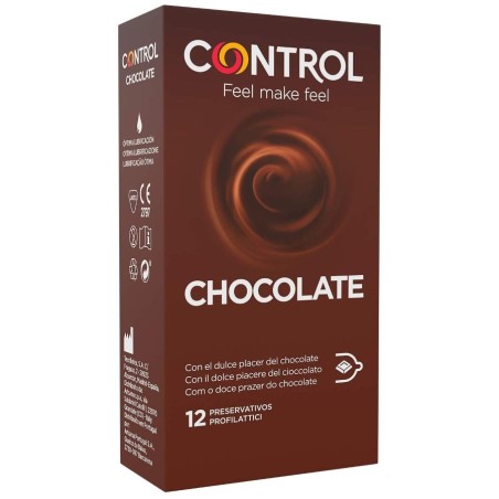 Control Chocolate 12 Uds - Preservativos con Sabor y Aroma