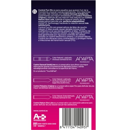 Control Condoms feel fun mix
