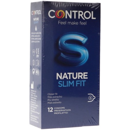 Control Nature Slim Fit x12 | Preservativos de ajuste estrecho