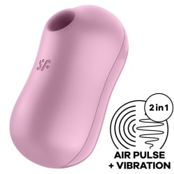 Satisfyer Cotton Candy - Air‑Pulse y vibrador rosa | Dulce estimulación