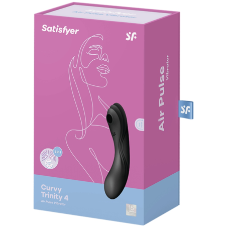 Satisfyer Air Pulse curvy trinity 4 estimulador y vibrador