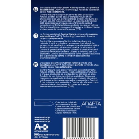 Control Condoms adapta nature