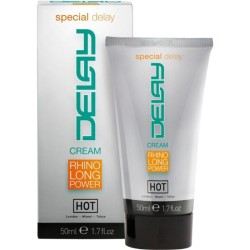 Hot Delay Crema Retardante 50 ml - Control del clímax con efecto duradero
