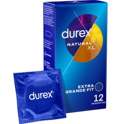 Preservativos Durex Natural eXL | Extra grande y ajuste cómodo