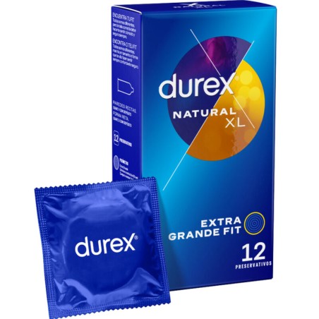 Preservativos Durex Natural eXL | Extra grande y ajuste cómodo