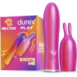 Durex Toy Vibe & Tease - Vibrador Compacto y Potente para Todas las Personas