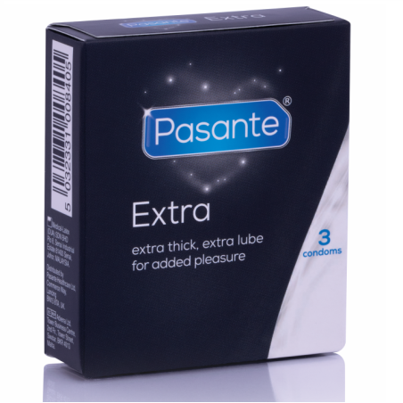 Pasante Extra Thick - Preservativos gruesos (3 uds) | Protección segura y resistente