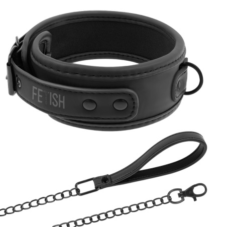 Fetish Submissive Bondage fetish submissive collar con cadena con forro de nopreno