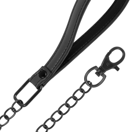 Fetish Submissive Bondage fetish submissive collar con cadena con forro de nopreno