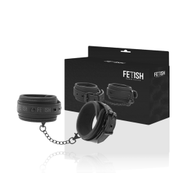 Tobilleras veganas Fetish Submissive con forro de neopreno