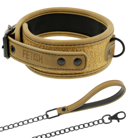 Fetish Submissive Origin fetish submissive origen collar con cadena con forro de neopreno