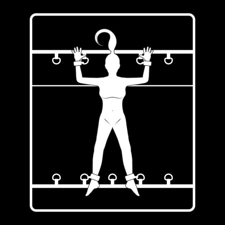 Fetish Submissive Bondage fetish submissive set ataduras cama luxury con forro de neopreno