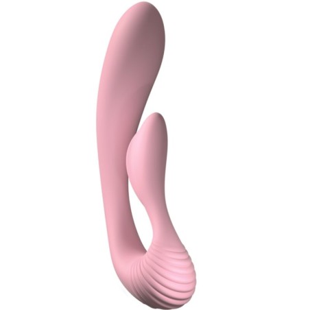 Adrien Lastic G-Wave Pink | Vibrador rabbit doble en silicona médica