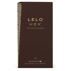 Lelo Hex Respect XL 12 uds | Preservativos extra cómodos