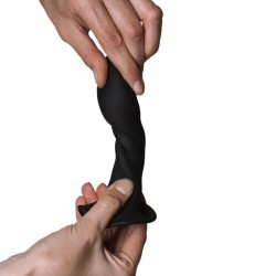Hitsens 5 Silicone Dildo Black - Compacto y perfecto para principiantes | Adrien Lastic