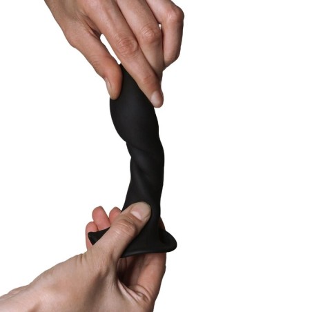 Hitsens 5 Silicone Dildo Black - Compacto y perfecto para principiantes | Adrien Lastic