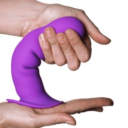 Hitsens Vibe 3 Silicone Dildo Violet - Compacto, vibrador y flexible | Adrien Lastic