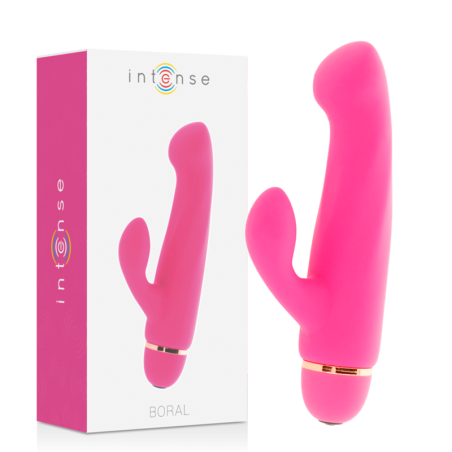Intense Boral Vibrador de Silicona Rosa con 20 Velocidades - Placer Personalizado e Inclusivo