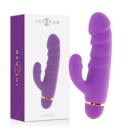 Intense Crass Vibrador de Silicona Rosa con 20 Velocidades - Estimulación Personalizada y Confort