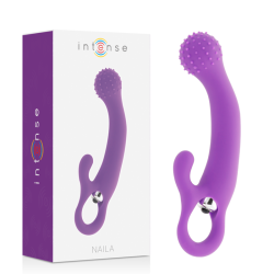 Intense Naila Vibrador de Silicona Lilac - Potente y Suave para Placer Inclusivo