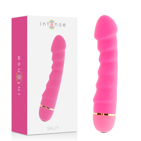 Intense Sally rosa - Vibrador de silicona con 20 velocidades