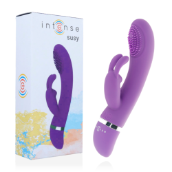 Intense Susy Vibrador Rabbit de Silicona Lila - Oscilante y Potente