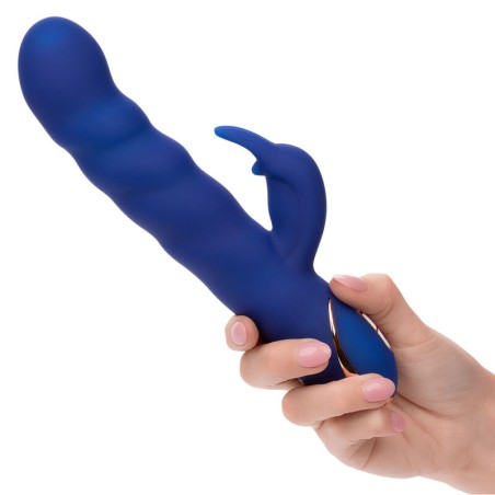 Calexotics jack vibrador rabbit con movimiento de ondas y doble estimulación