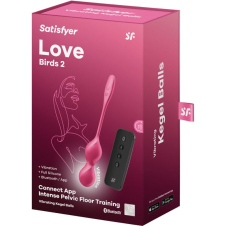 Satisfyer Balls love birds 2 bolas kegel vibradoras con app gratuita