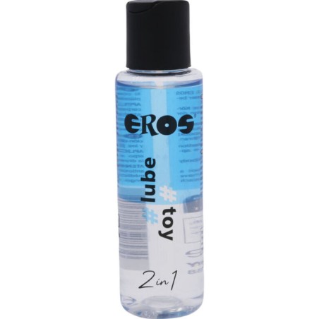 Eros Lubricante Toy 100 ml - Seguro para Juguetes, Fórmula 2 en 1, Hipoalergénico