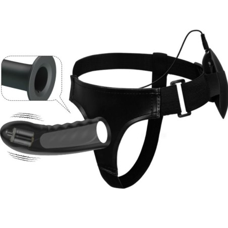 Marvin de Pretty Love - Strap-on con vibración y dildo hueco para exploración