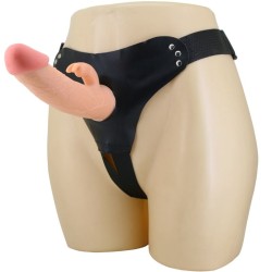 Pretty Love Mavis - Arnés Universal con Dildo Natural de 19 cm