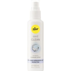 Pjur Med Cleaner 100 ml - Spray Higienizante Suave para Zonas Íntimas y Juguetes