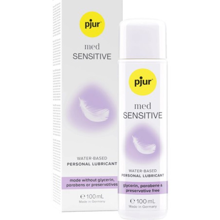 Pjur Med Sensitive Glide Lubricante Base Agua 100 ml - Cuidado para Piel Sensible
