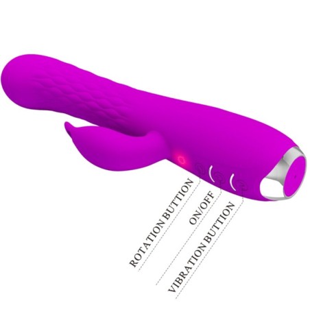 Pretty Love molly vibrador con rotación recargable