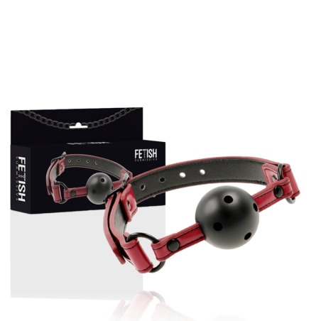 Ball gag transpirable Fetish Submissive Dark Room | Comodidad y seguridad en el juego
