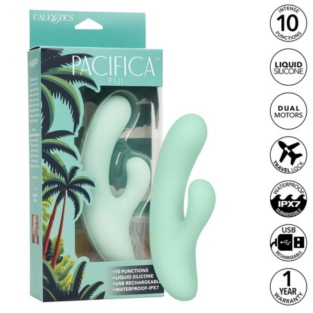 Calexotics pacifica fiji vibrador y estimulador punto g 10 vibraciones