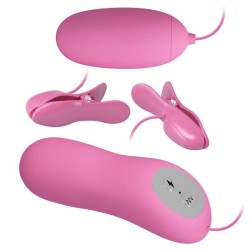 Pretty Love Tweezers - Pinzas con vibración y electroestimulación rosa