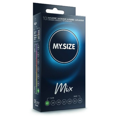 My Size Mix 47 mm 10 uds | Preservativos a medida y seguros